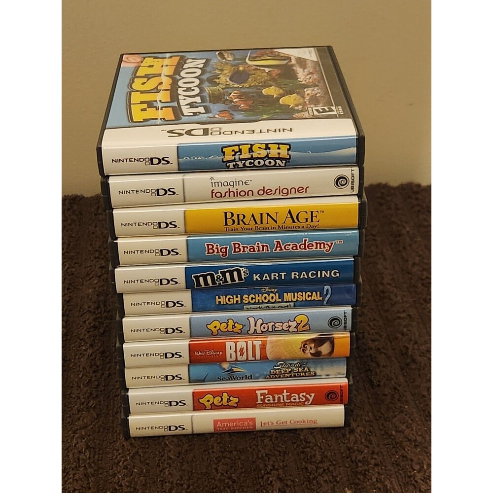 NINTENDO DS Lot of 11 video games *read description*